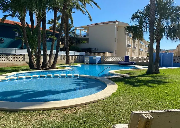 Apartamento Luz De Luna Moderno En Denia Con Terraza Y Piscina By Family Homes * Дения